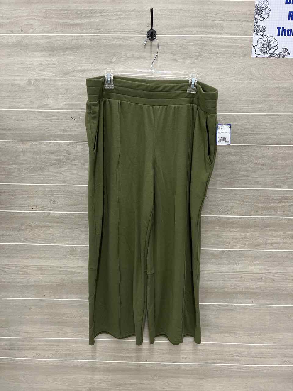 Studio Park Size 18/20W Green Plus Pants