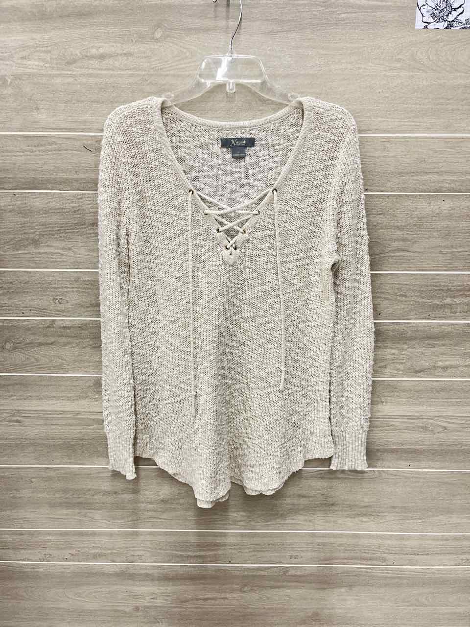 Natural Reflections Tan Womens Women Size M Sweater