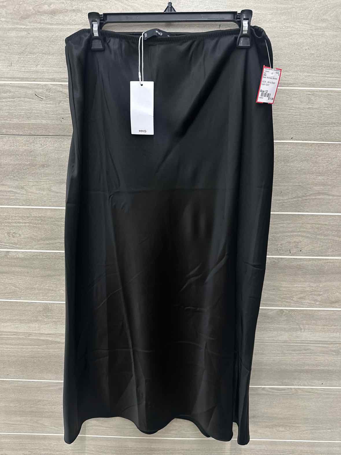 MNG Size 12 Black Womens Skirt