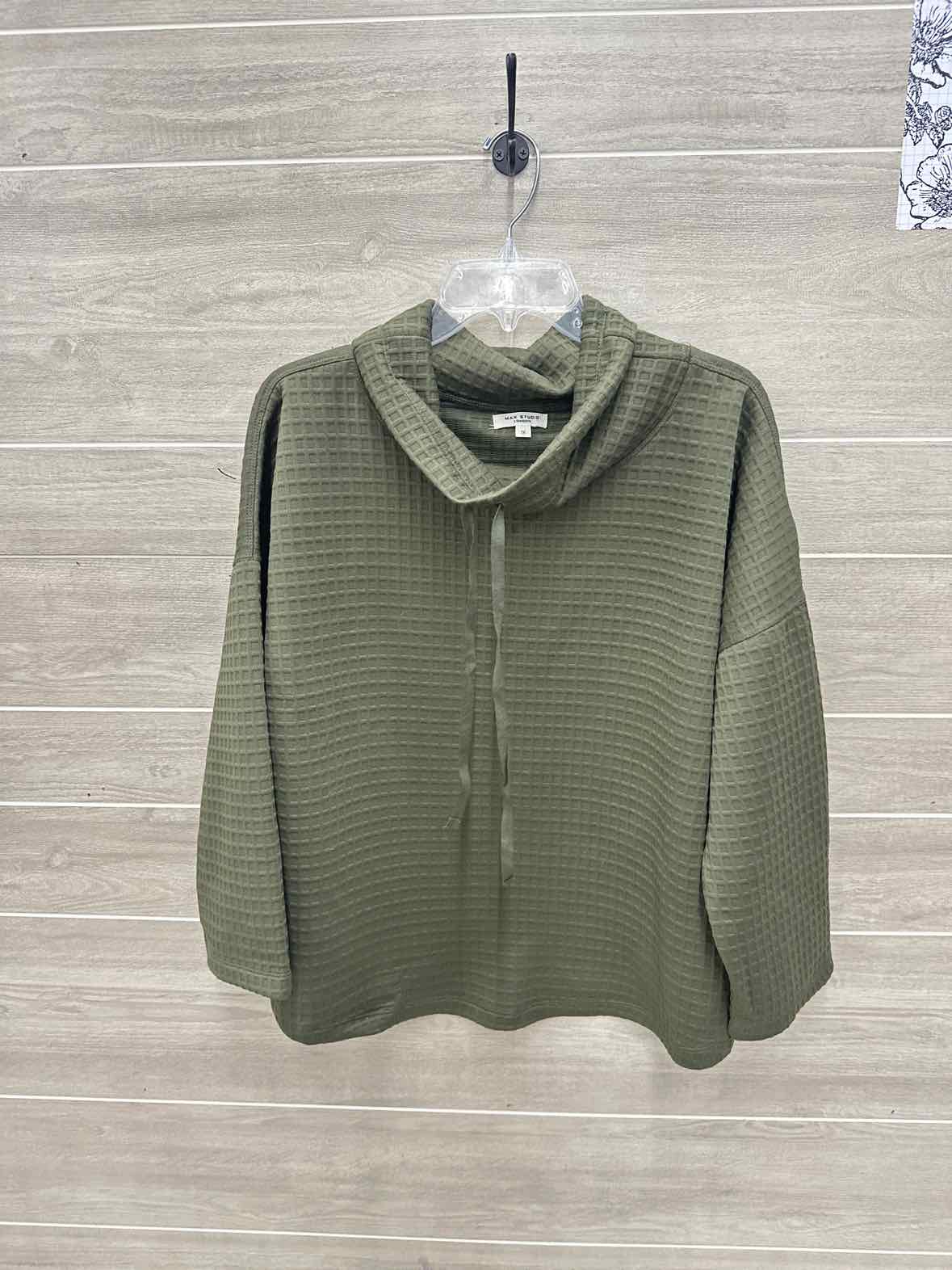 Max Studio Size 1X Olive Plus Shirt