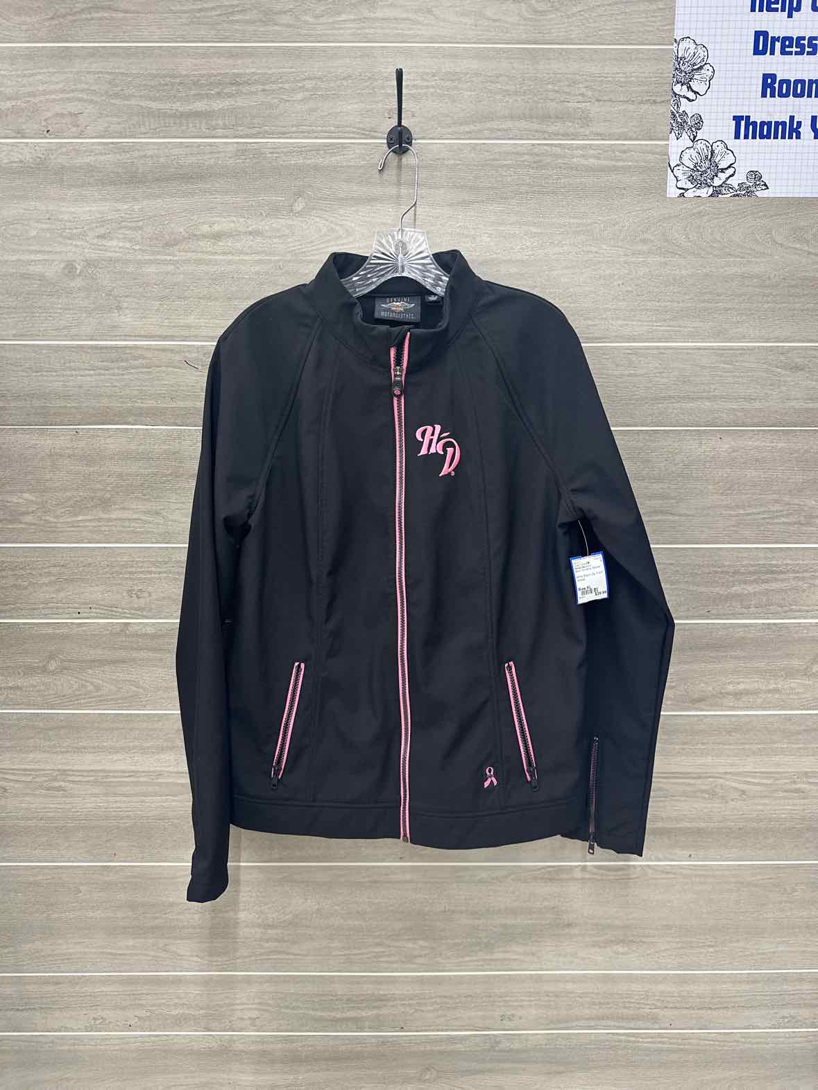 Harley Davidson Size XL Black Womens Jacket (Outdoor)