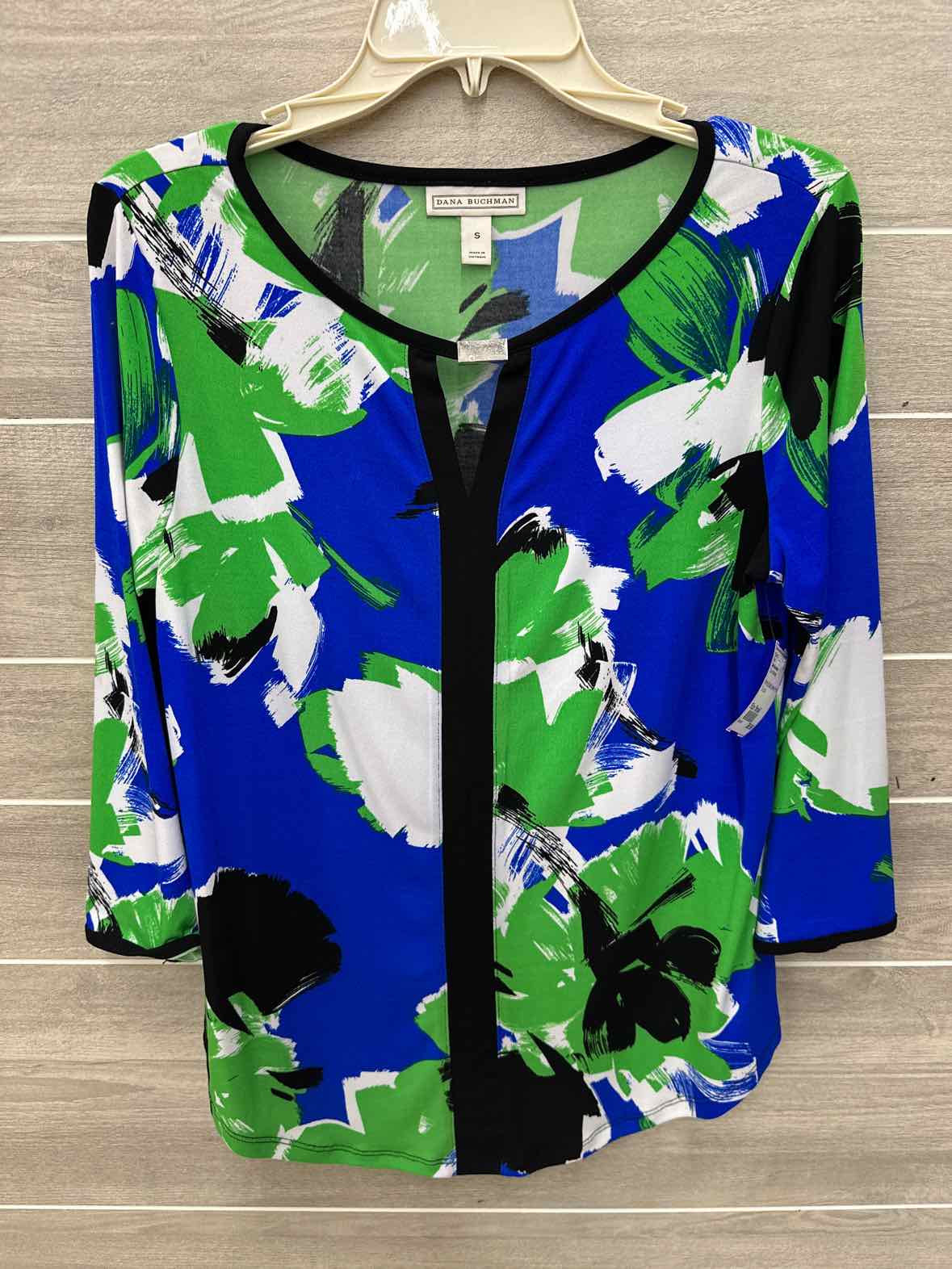 Dana Buchman Blue Womens Size Small Shirt