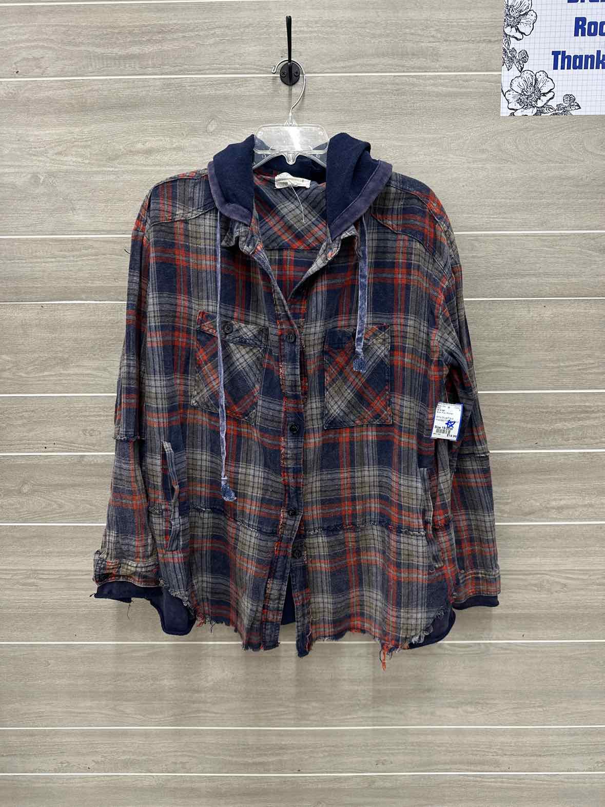 Oli & Hali Size 18/20W Blue Plus Shirt