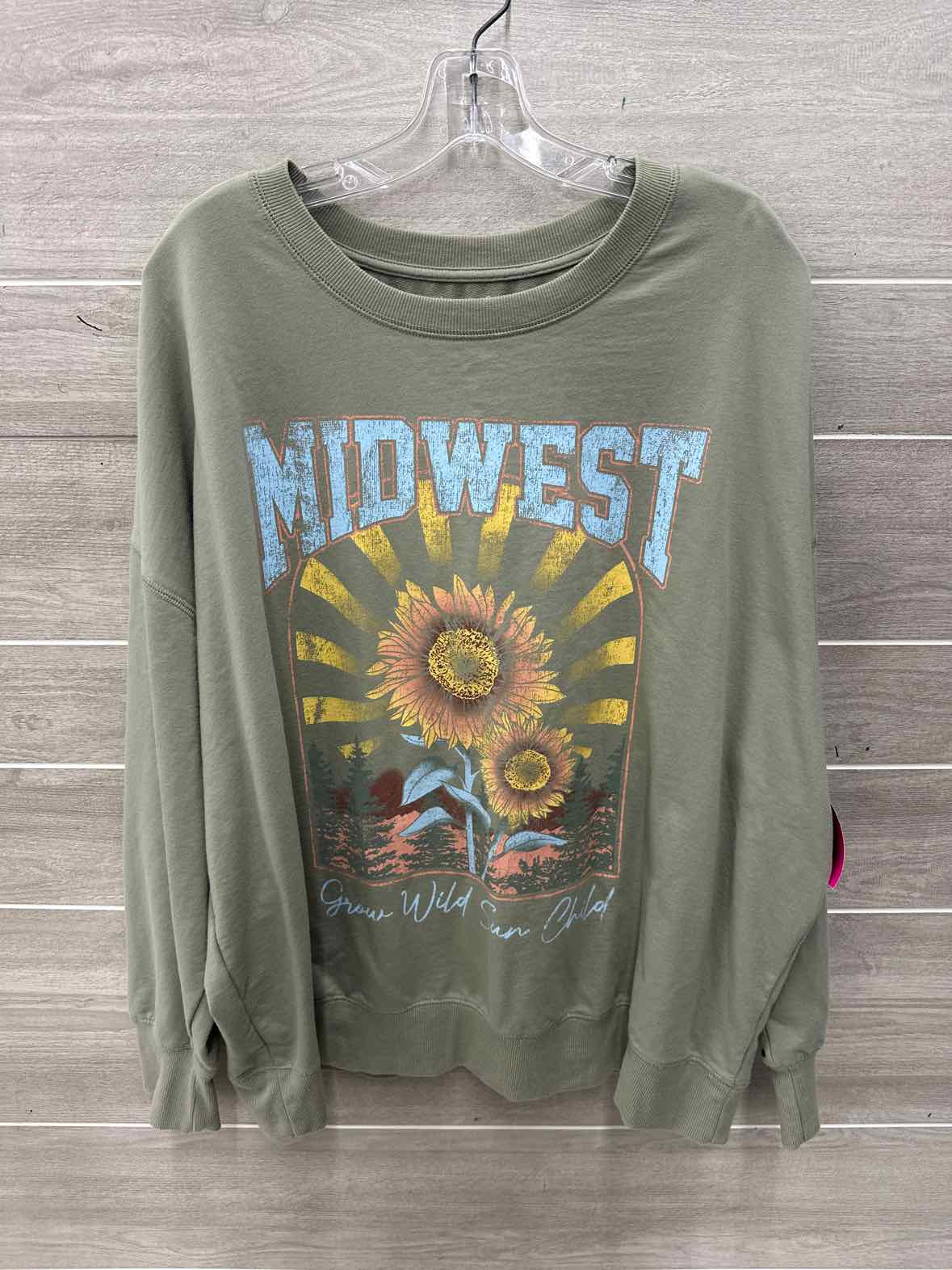 Maurices Size 1X Olive Plus Sweatshirt