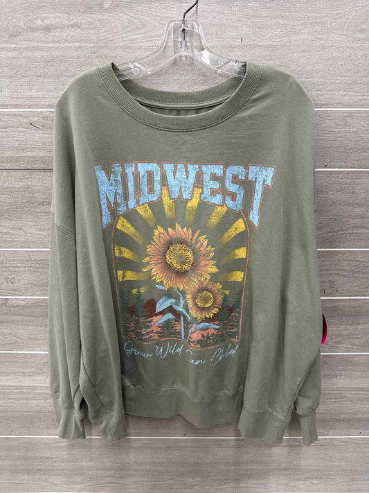 Maurices Size 1X Olive Plus Sweatshirt