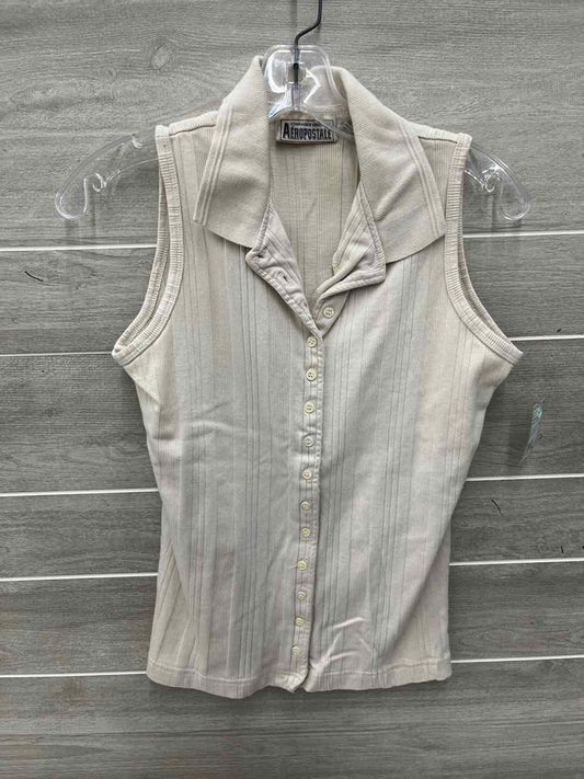 Aeropostale Size S/M Beige Womens Tank Top