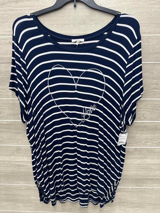 Maurices Blue Womens Women Size 3X Shirt