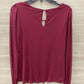 Maurices Burgundy Womens Size Small Shirt