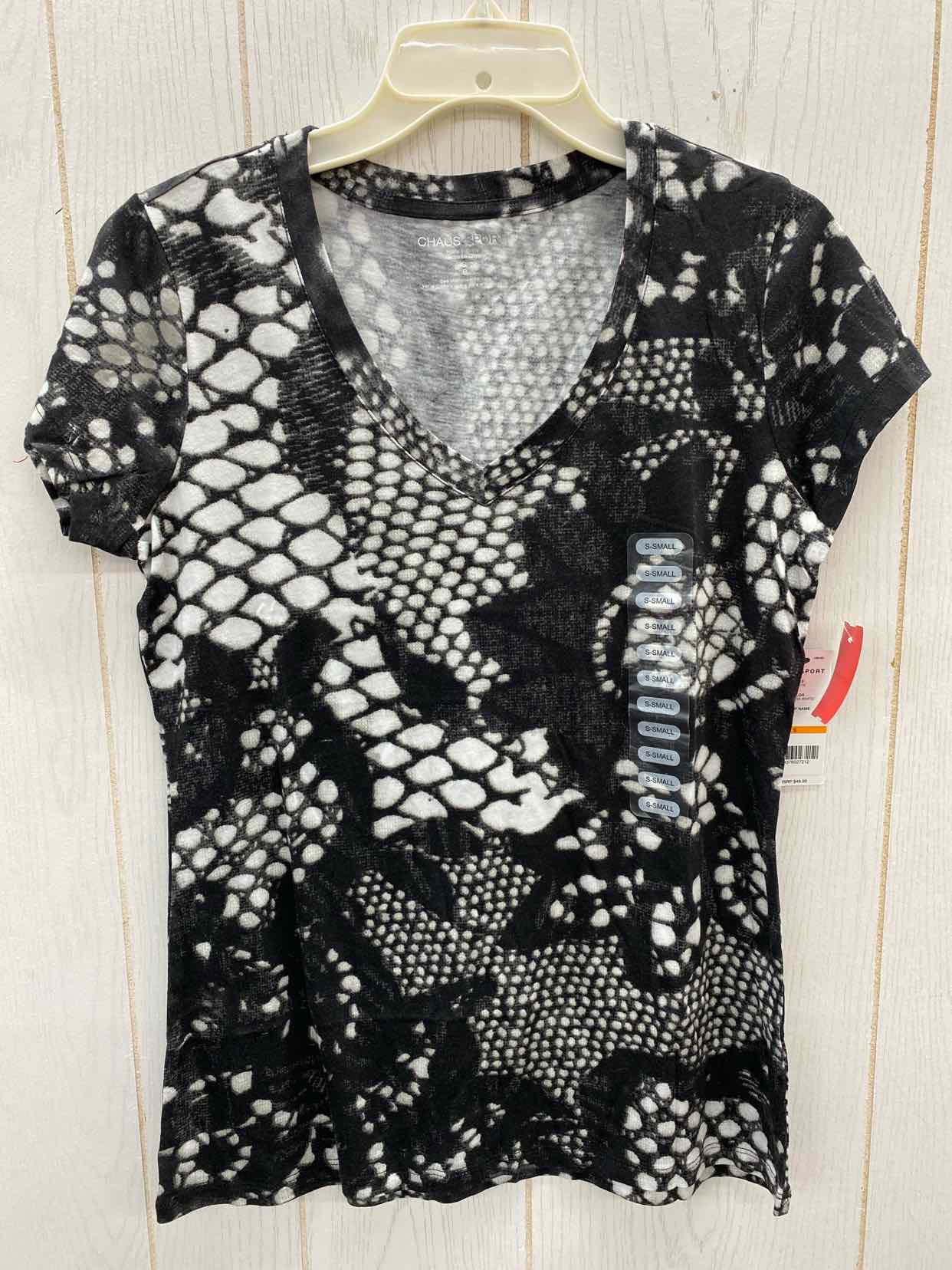 Chaus Black Womens Size Small Shirt