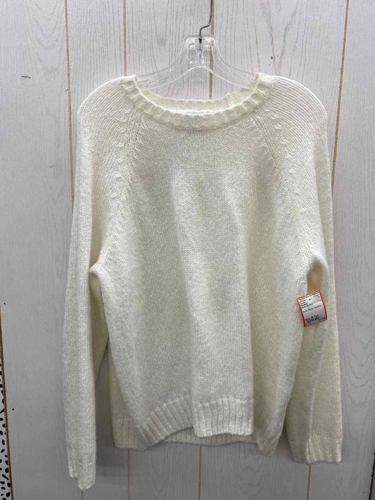 Old Navy White Womens Size M Tall Sweater