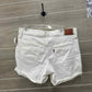 Levis Size 10 White Womens Shorts