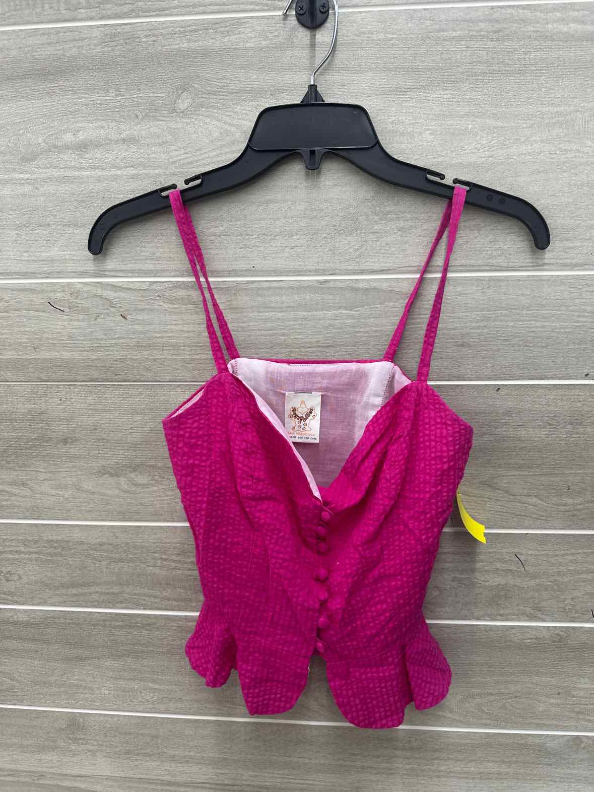 Size XS Pink Junior Tank Top