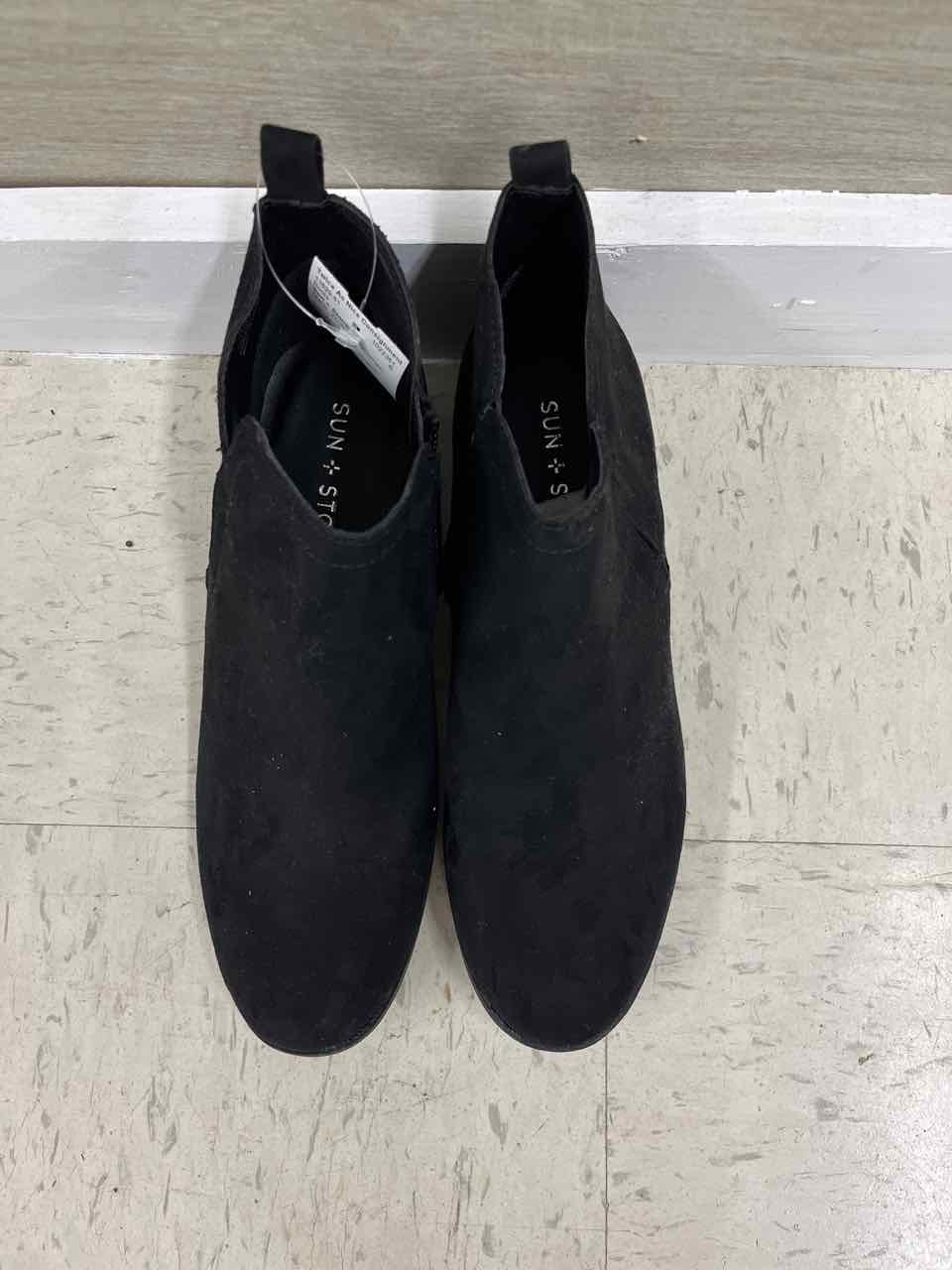 Sun + Stone US Shoe Size 8 Black Womens Boots