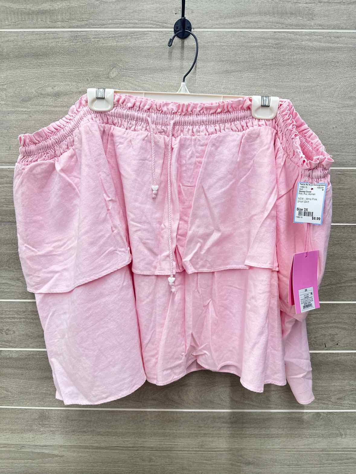 Stoney Clover Size 3X Pink Plus Skirt