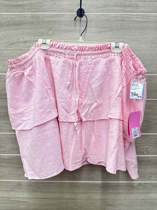 Stoney Clover Size 3X Pink Plus Skirt