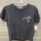 Alter'd State Size S Gray Junior Shirt