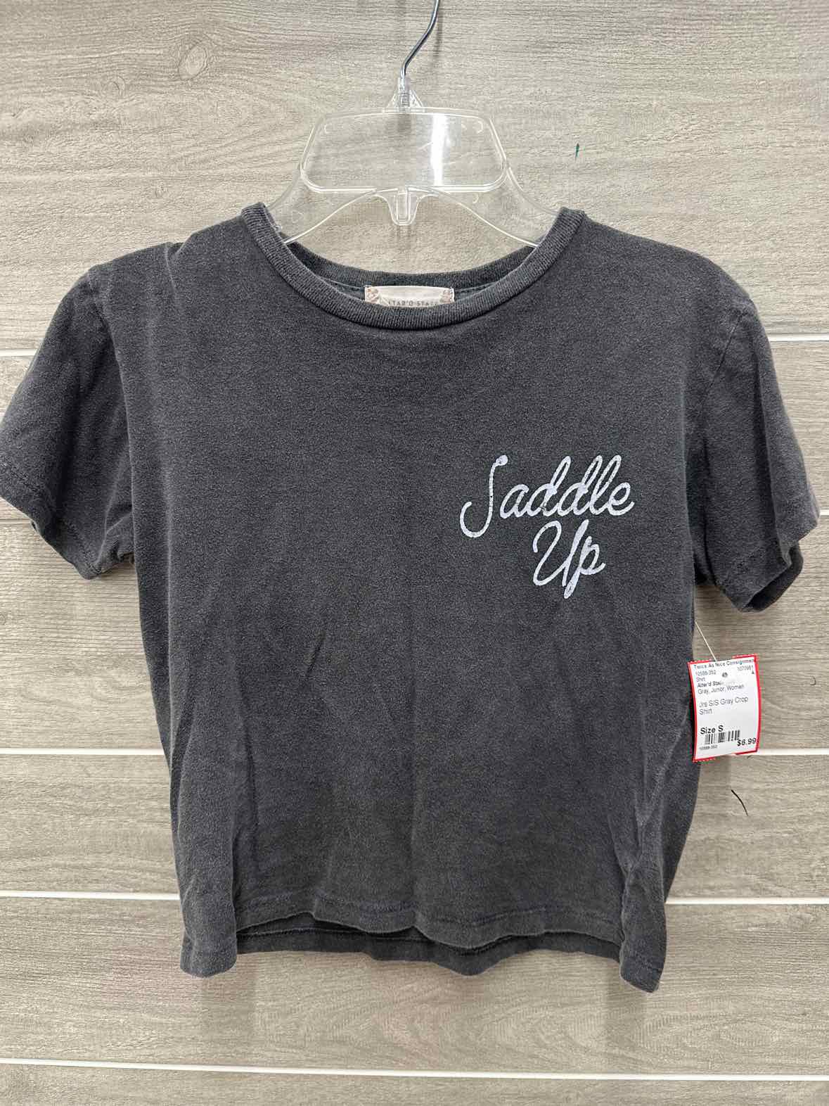Alter'd State Size S Gray Junior Shirt