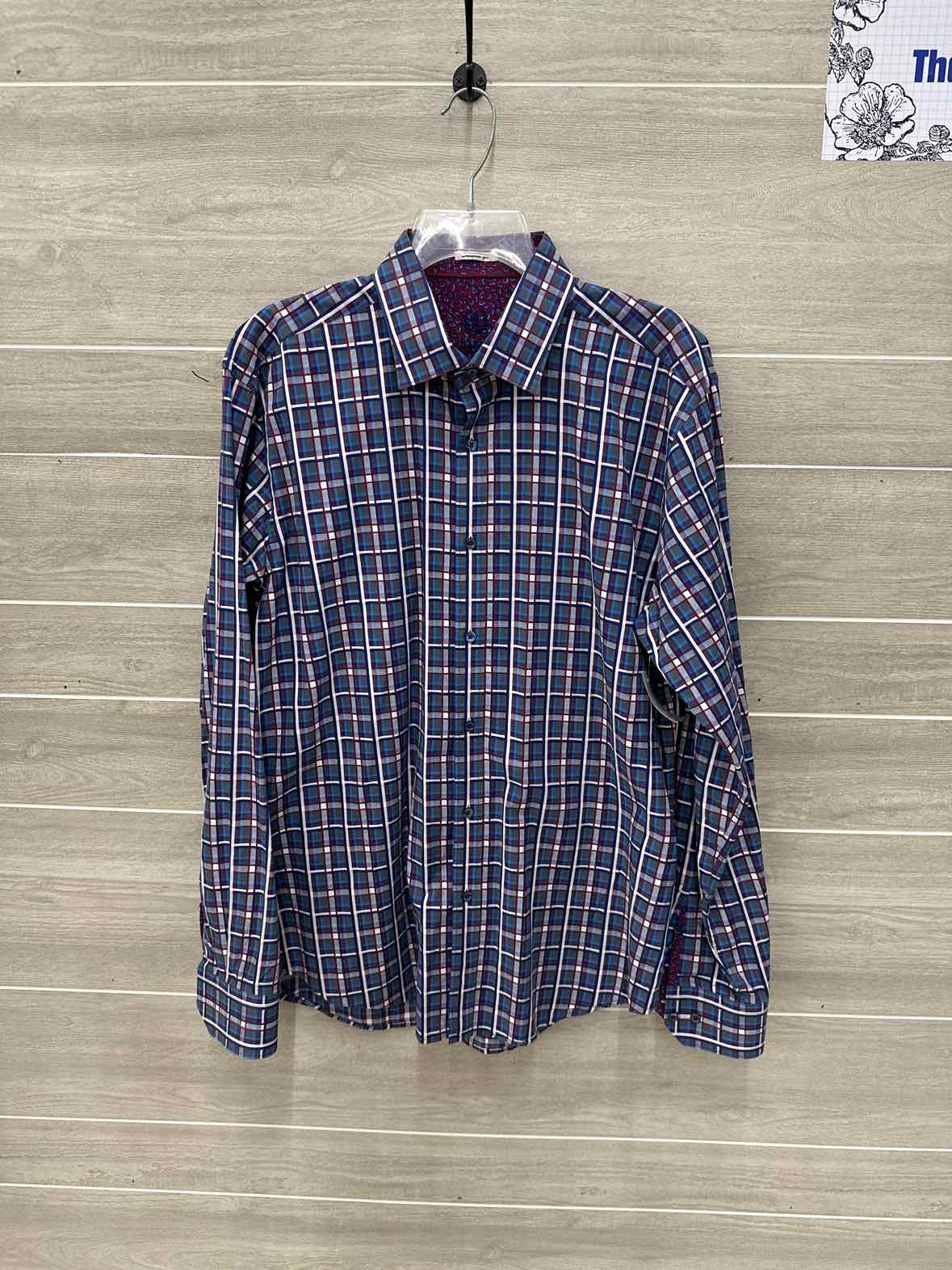 Bugatchi Size L Men Mens Shirt