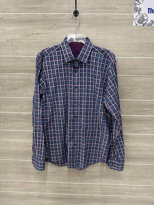 Bugatchi Size L Men Mens Shirt