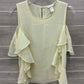 H&M Yellow Womens Size L Shirt