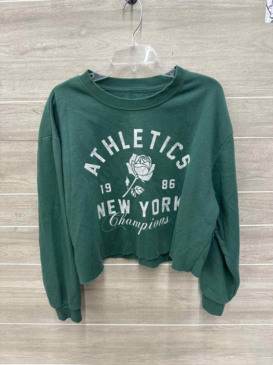 Size XL Green Womens Sweatshirt