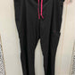 Smitten Black Womens Size L/P Scrub Pants