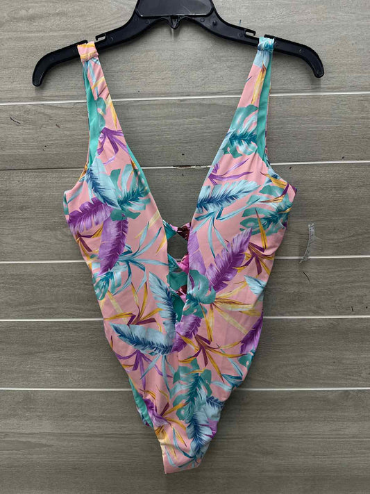 BarIII Size L Multi-Color Womens Swimsuit