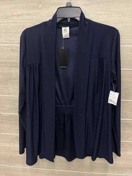Wrapper Size M Blue Womens Shirt