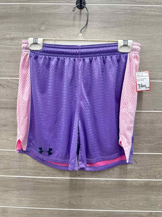 Under Armour Size S Purple Womens Shorts