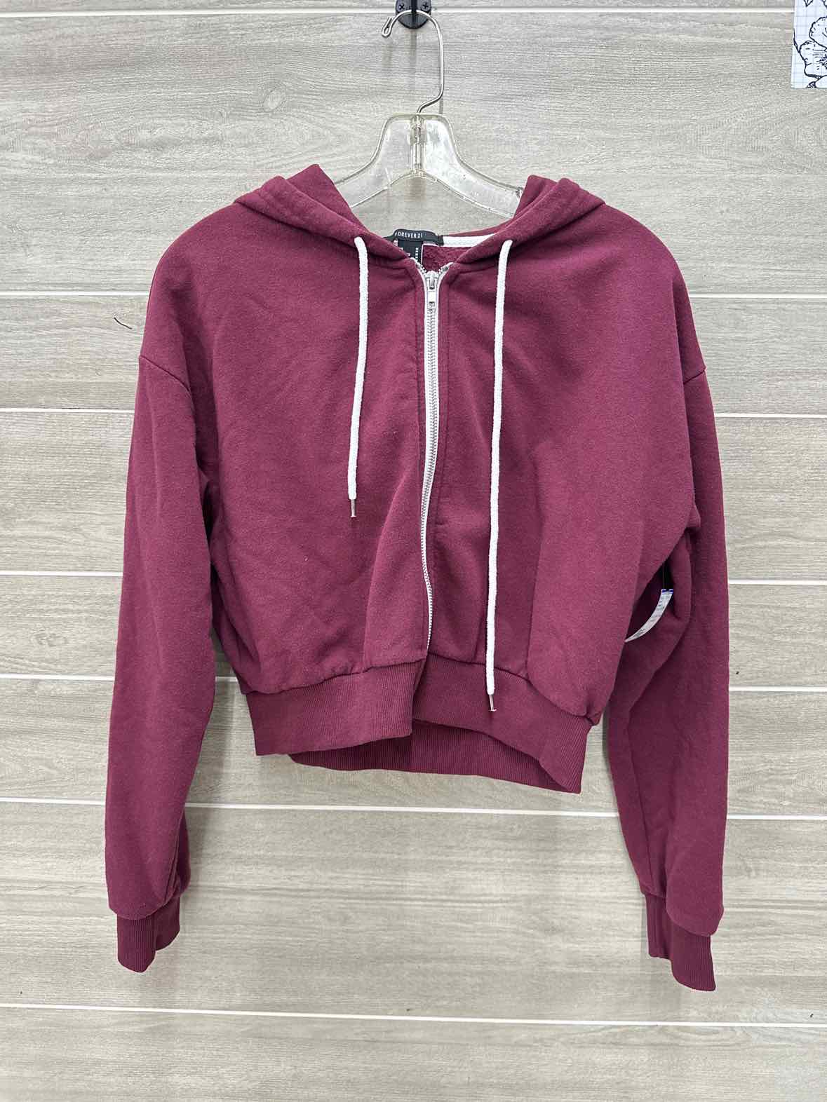 Forever 21 Size M Burgundy Junior Sweatshirt