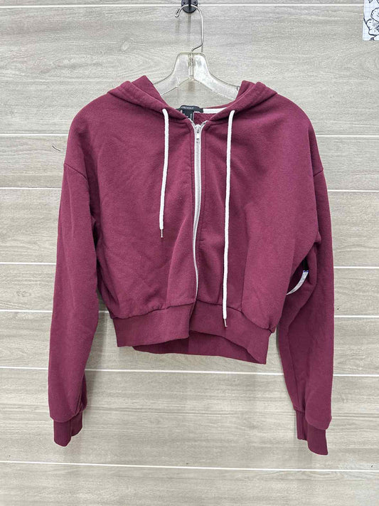 Forever 21 Size M Burgundy Junior Sweatshirt