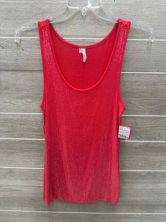 Studio Y Size M Coral Womens Tank Top