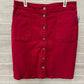 Liz Claiborne Size 12 Red Womens Skirt