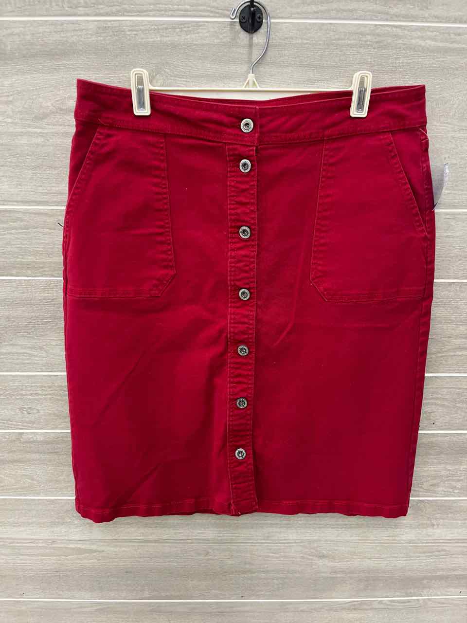 Liz Claiborne Size 12 Red Womens Skirt