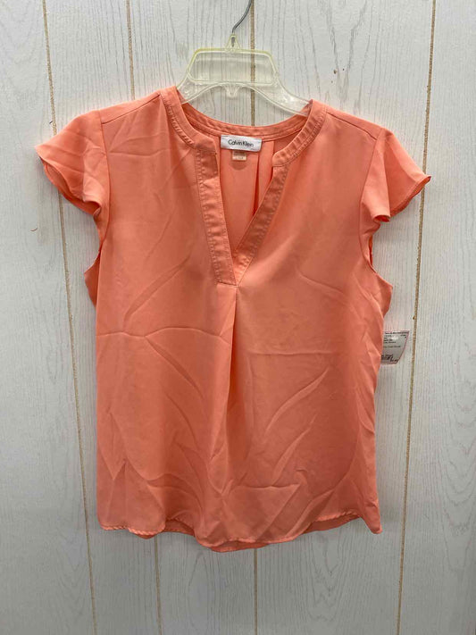 Calvin Klein Coral Womens Size Small Shirt