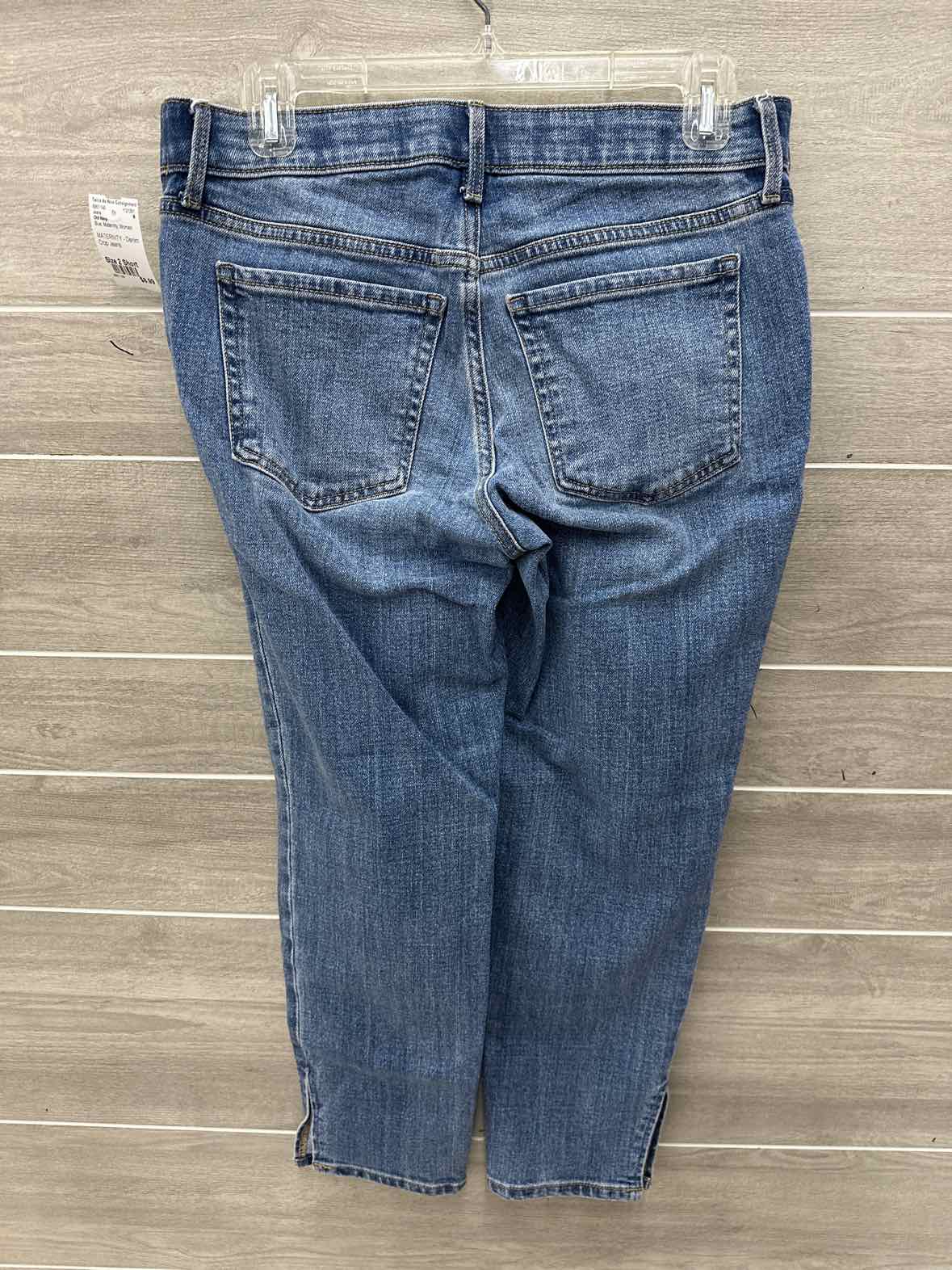 Old Navy Size 2 Short Blue Maternity Jeans