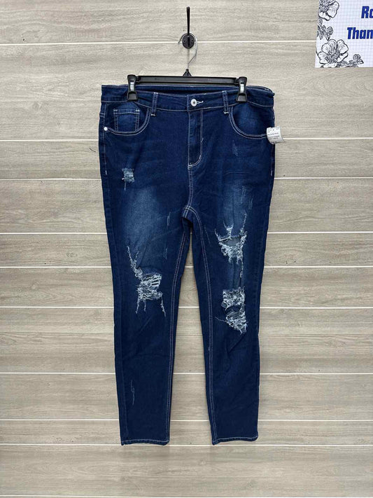 Blue Womens Women Size 14 Jeans