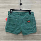 Dickies Size 3 Green Womens Shorts