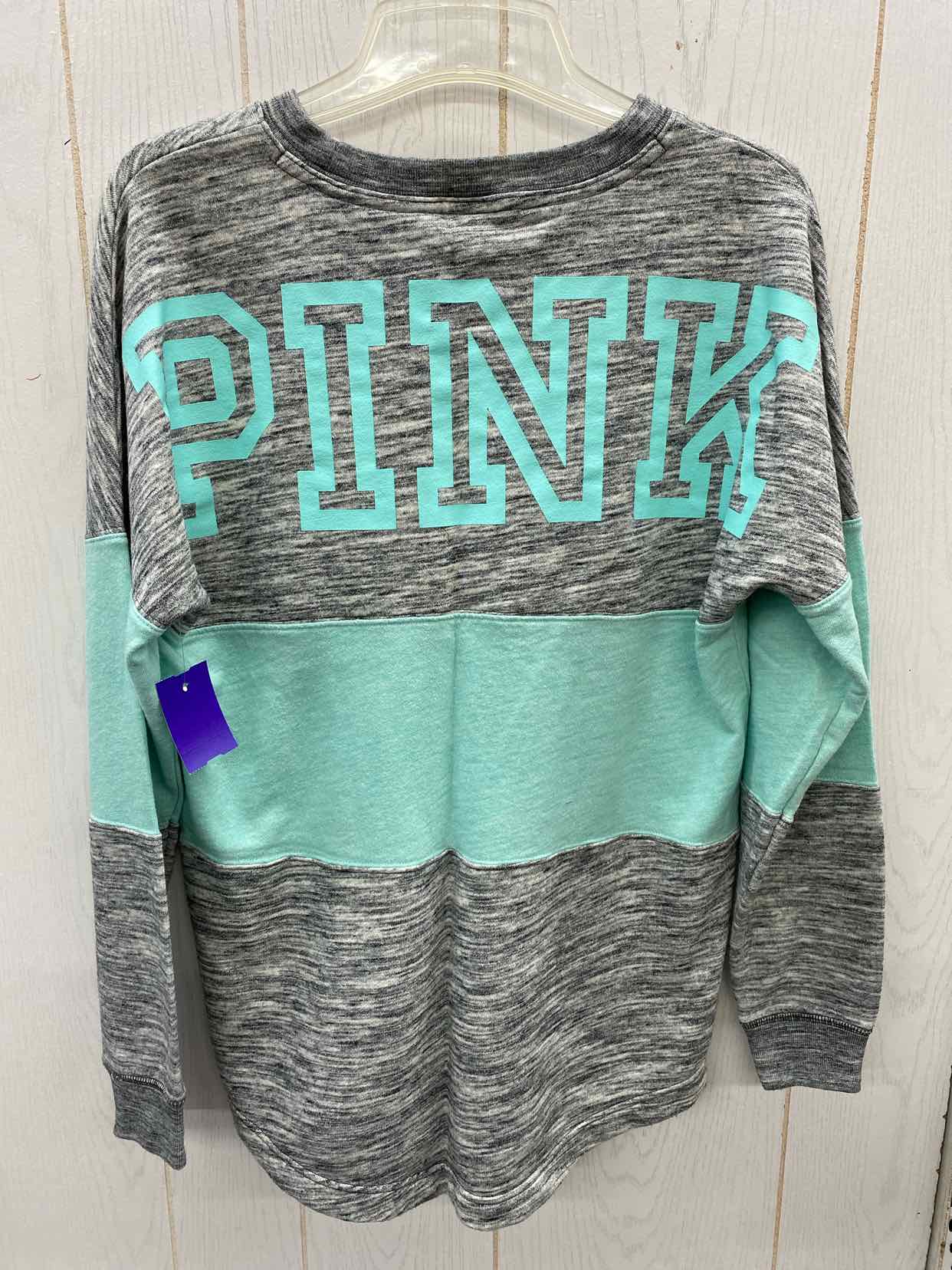 PINK Gray Womens Size XS Sweatshirt