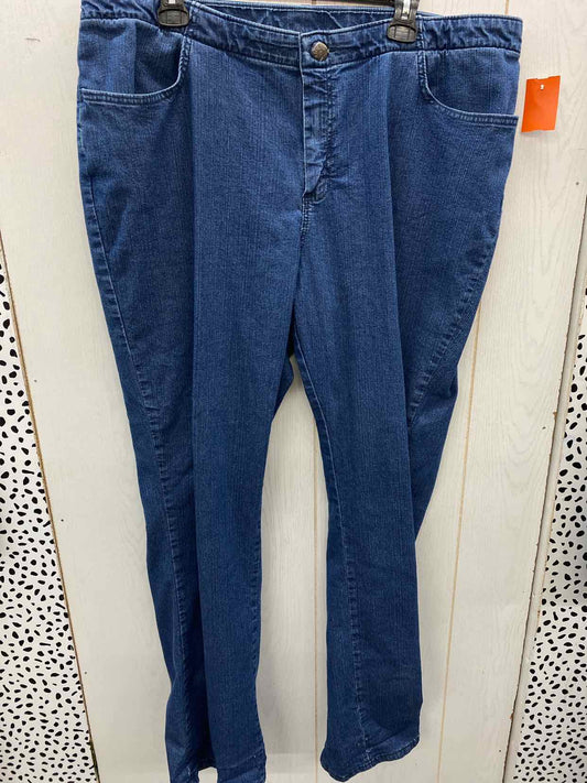 Riders Blue Womens Size 20W Tall Jeans