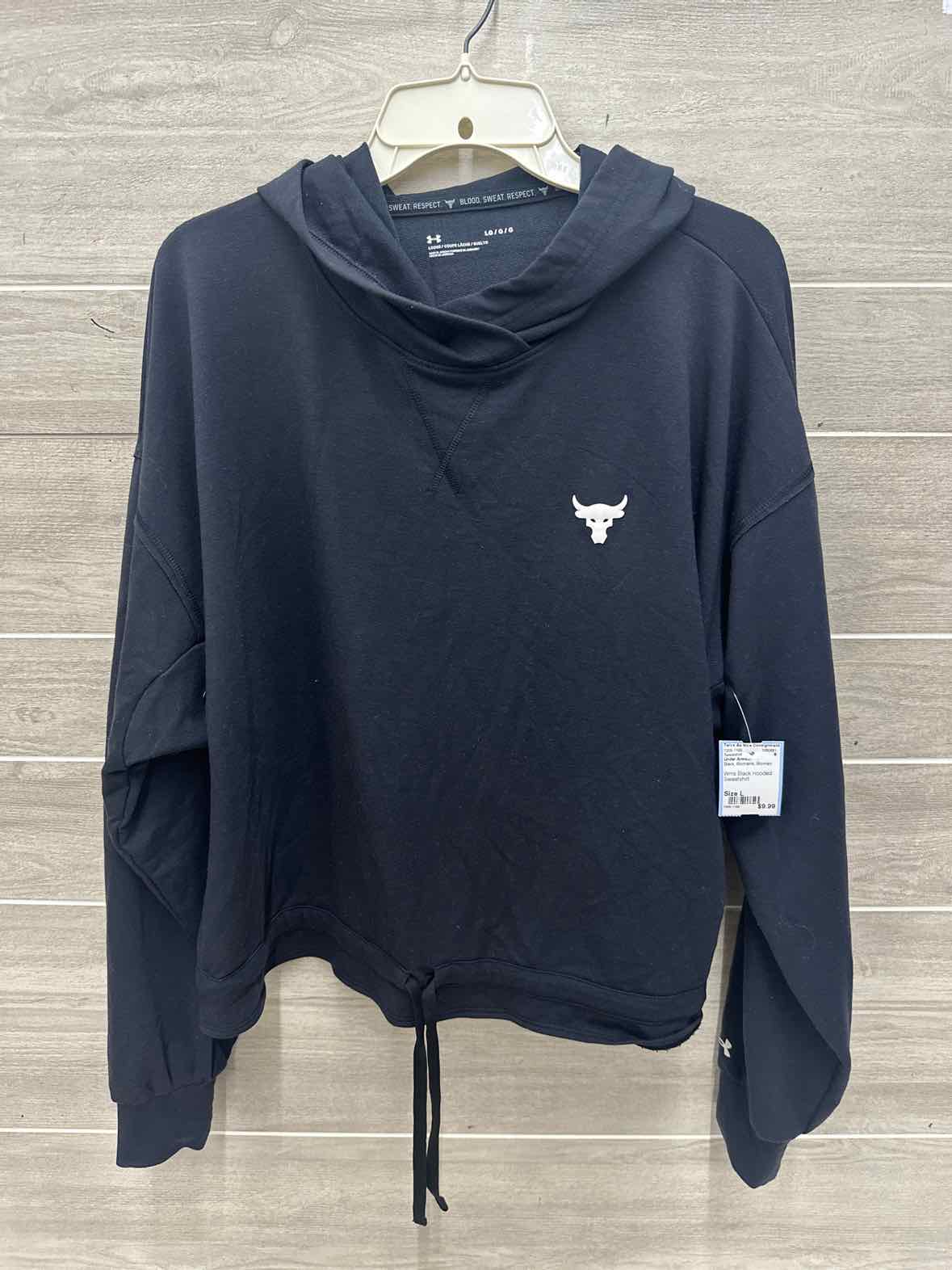 Under Armour Size L Black Womens Sweatshirt