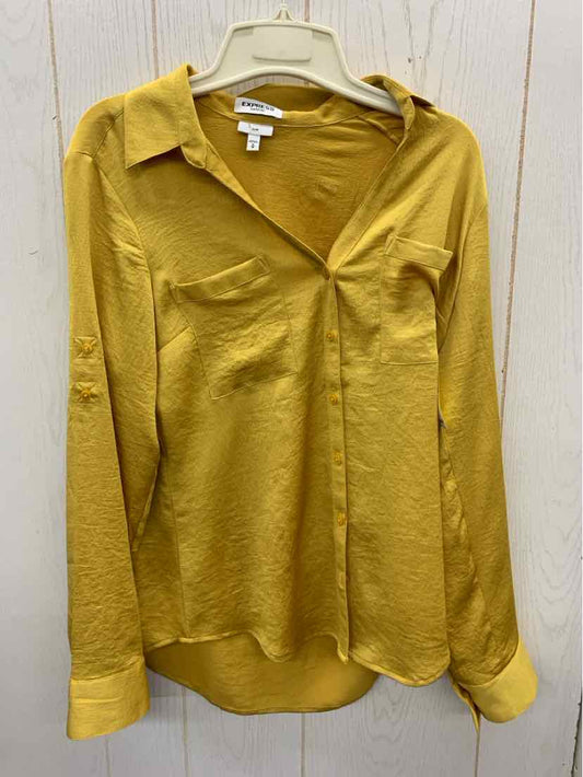 Express Yellow Womens Size M Shirt