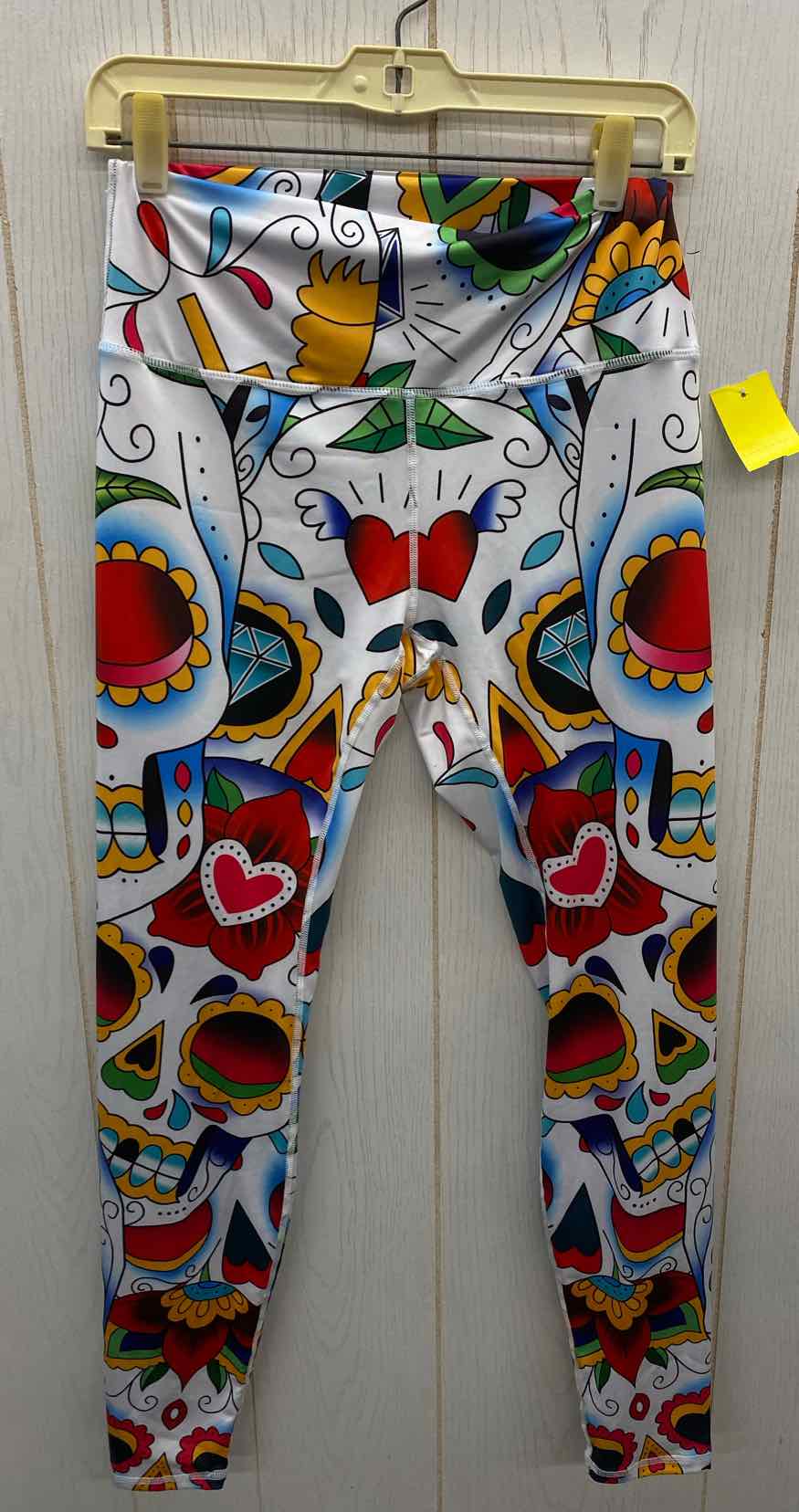 White Womens Size L Leggings