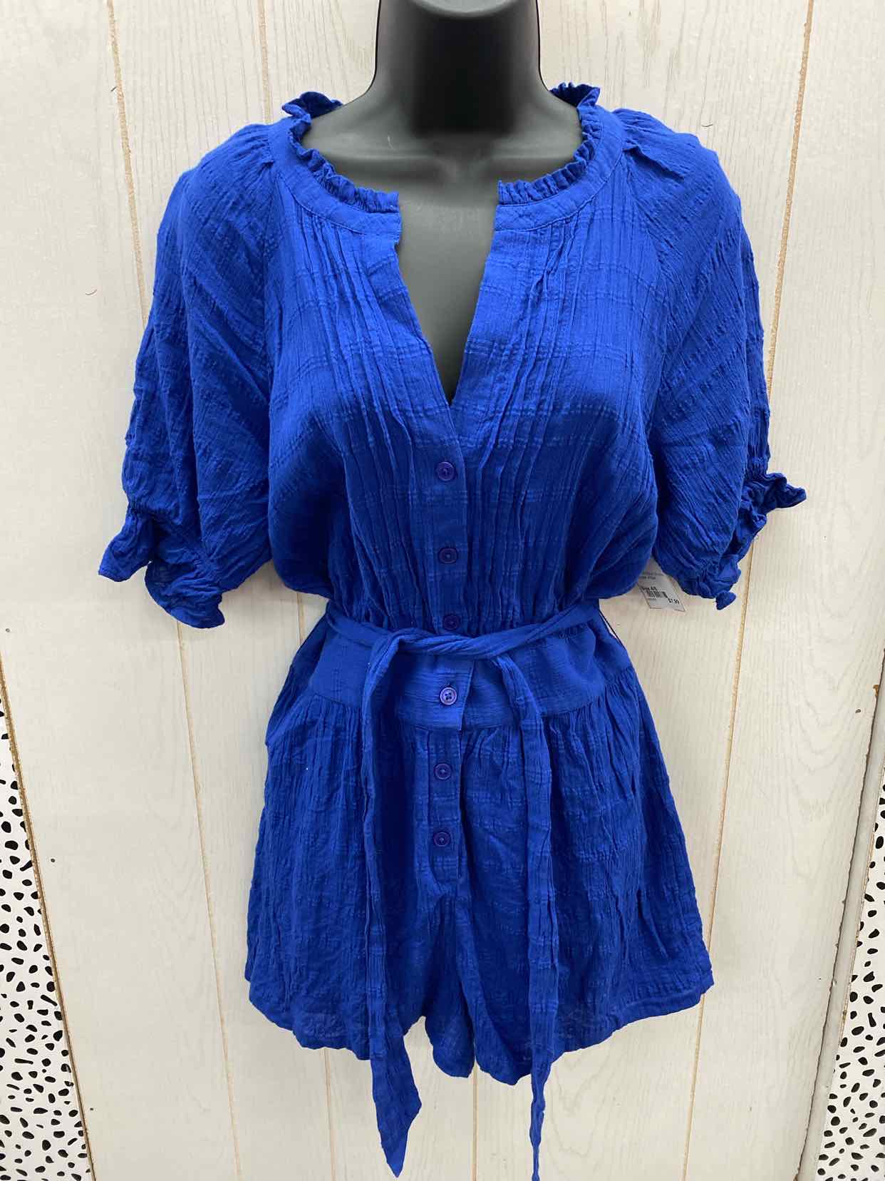 LOFT Blue Womens Size 4/6 Romper