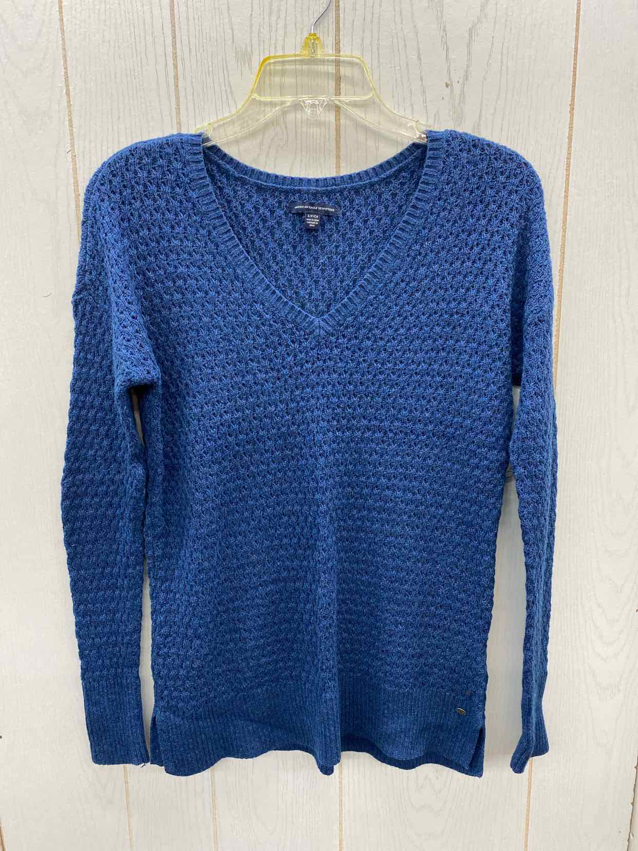 American Eagle Blue Womens Size Small Sweater