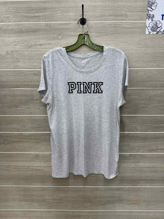 PINK Gray Womens Women Size L Shirt