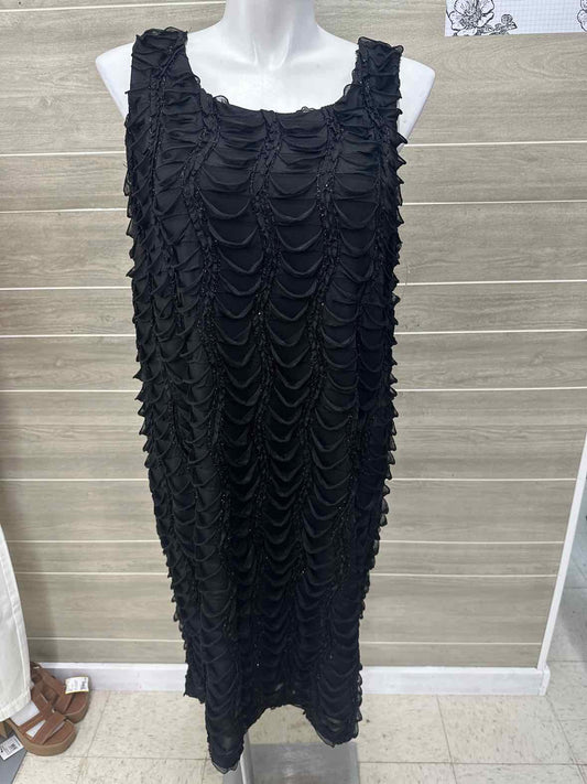 Catherines Black Womens Size 18W Dress