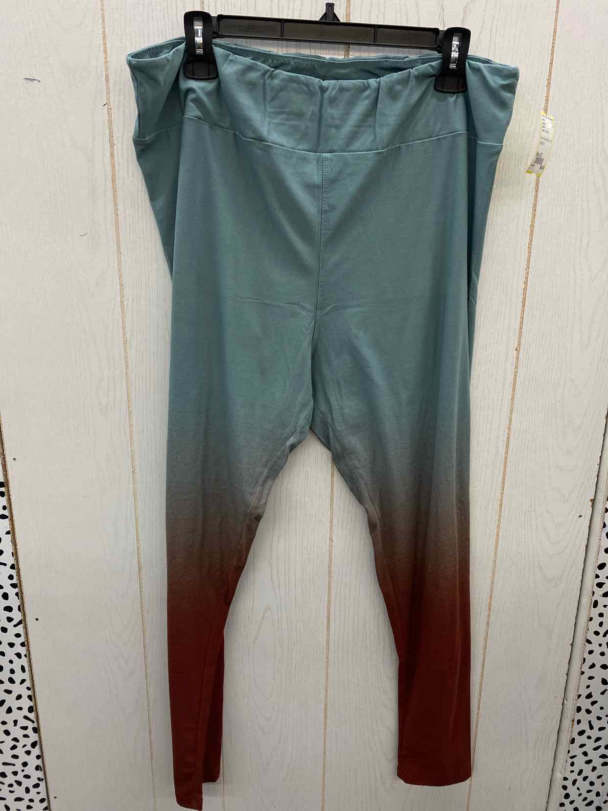 Lularoe Green Womens Size 2X Leggings