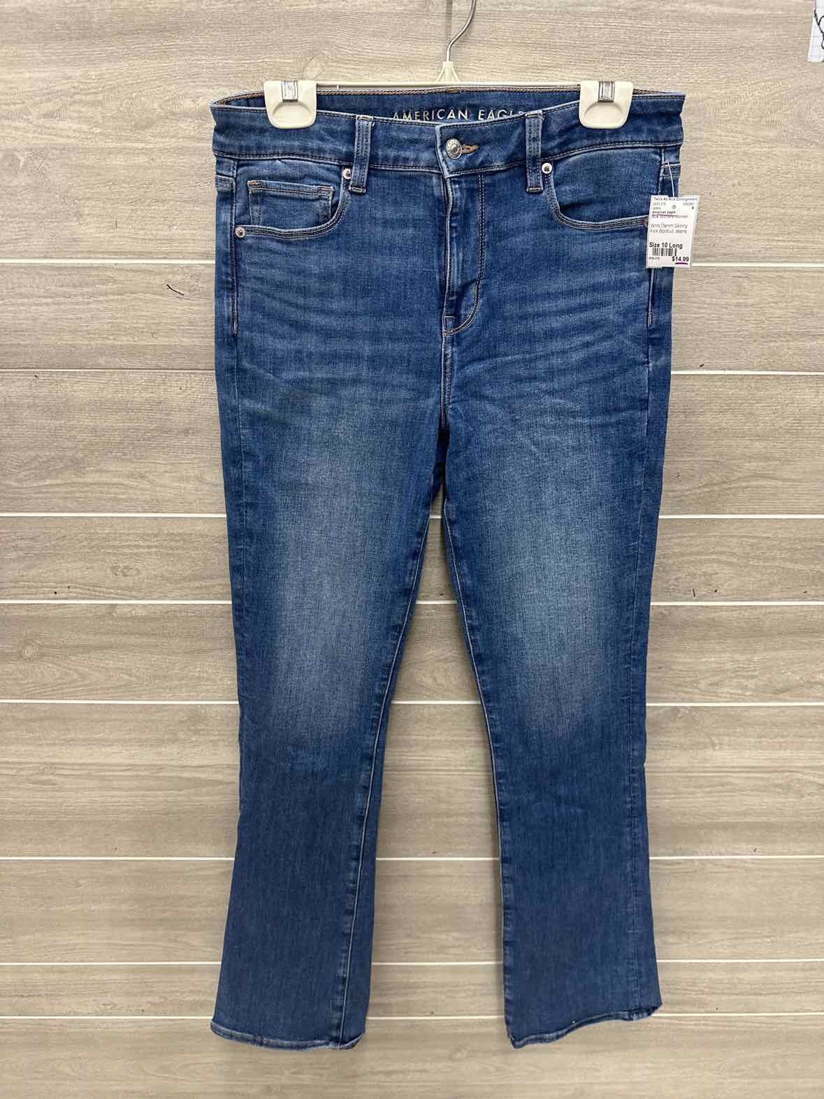 American Eagle Size 10 Long Blue Womens Jeans