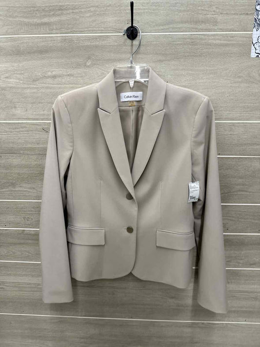Calvin Klein Size 6 Beige Womens Blazer